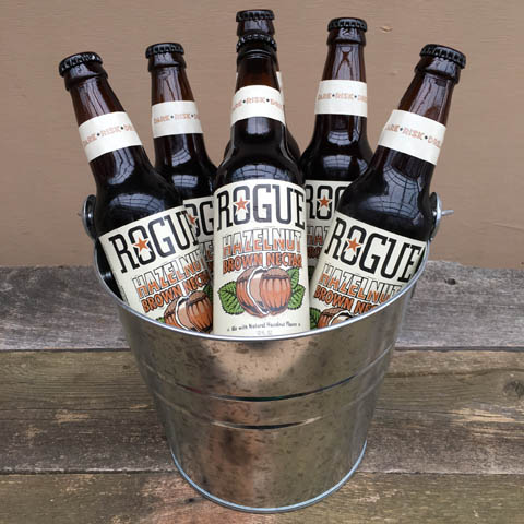 New!!! Rogue Hazelnut Brown Beer Bucket New!!! Rogue Hazelnut Brown Beer Bucket