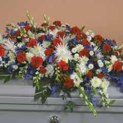 (image for) Veterans Casket Flower Spray
