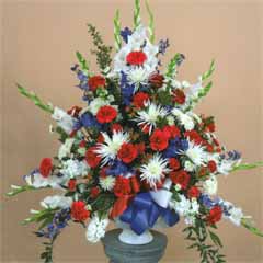 VETERANS VASE ARRANGEMENT VETERANS VASE ARRANGEMENT