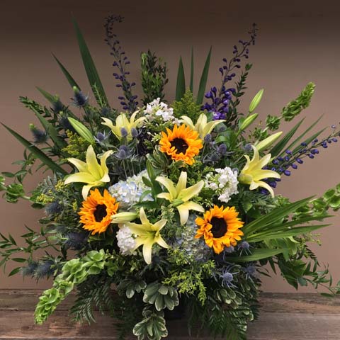 (image for) Monets Garden Memorial Flower Arrangement