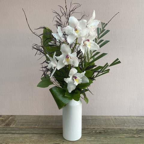 (image for) Flynn Cymbidium Orchid Flower Bouquet