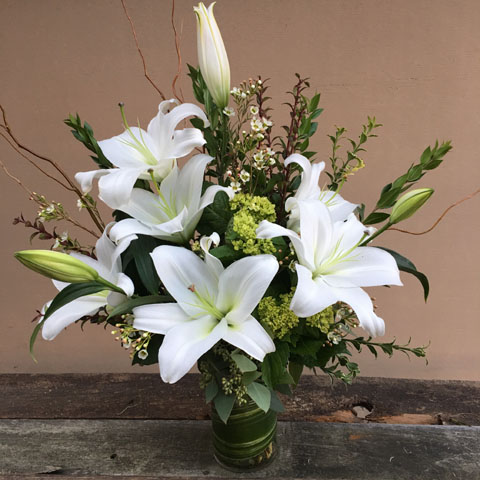 Winter White Flower Bouquet - Click Image to Close
