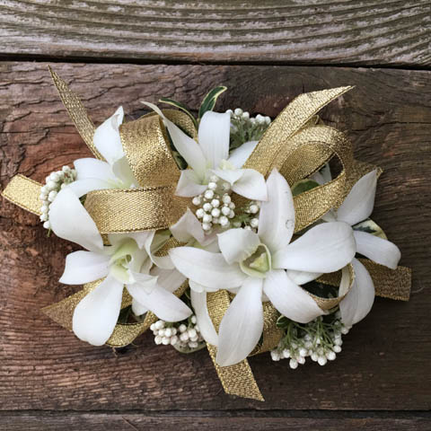 Dendrobium Orchid Corsage (Wristlet) in San Diego, CA