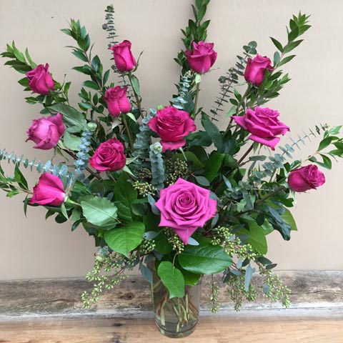 Dozen Premium Blueberry Roses Dozen Premium Blueberry Roses