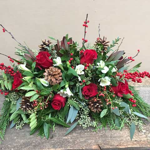 Forest Heights Holiday Flower Centerpiece Forest Heights Holiday Flower Centerpiece