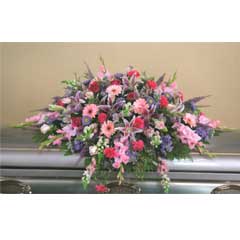 (image for) Spring Mix Casket Flower Spray