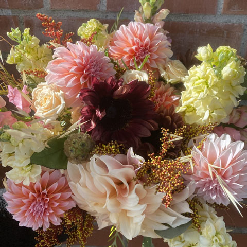 (image for) October 12th Bridal Bouquet - Click Image to Close