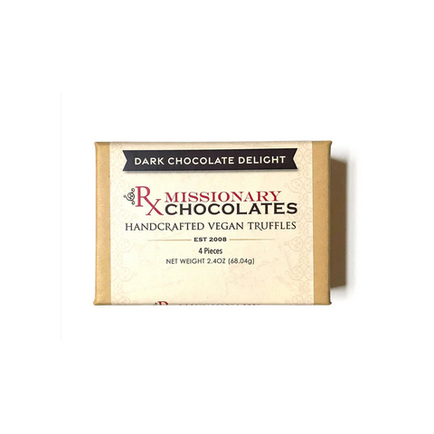 (image for) Missionary Chocolates Dark Chocolate Delight Truffles - Click Image to Close