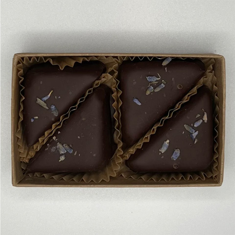 Missionary Chocolates Local Lavender Truffles - Click Image to Close
