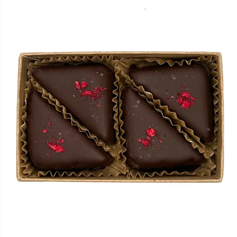 Missionary Chocolates Sweet Raspberry Truffles - Click Image to Close