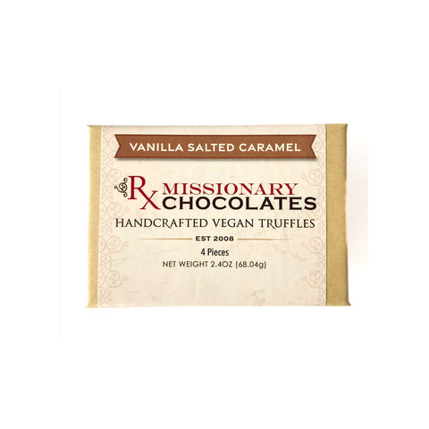 Missionary Chocolates Vanilla Salted Caramel Truffles