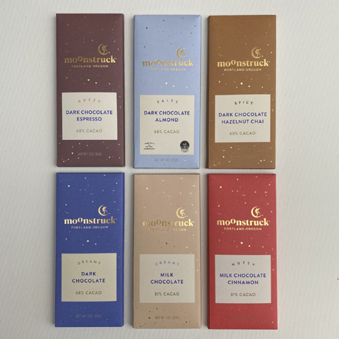 Moonstruck 6pk Chocolate Bars Moonstruck 6pk Chocolate Bars