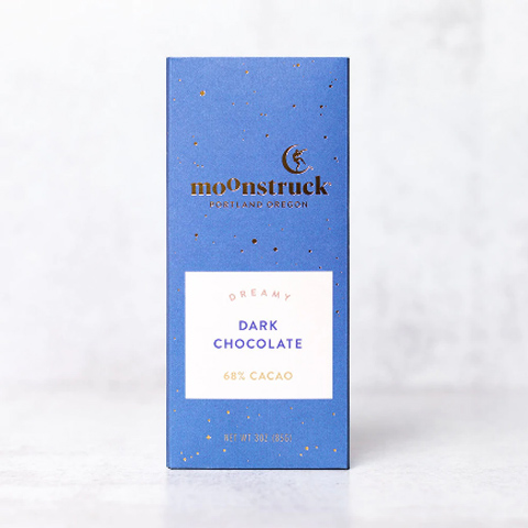 Moonstruck Chocolate Dark Chocolate Bar