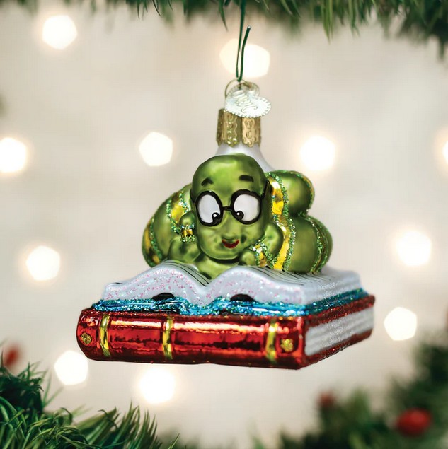 (image for) Bookworm Ornament