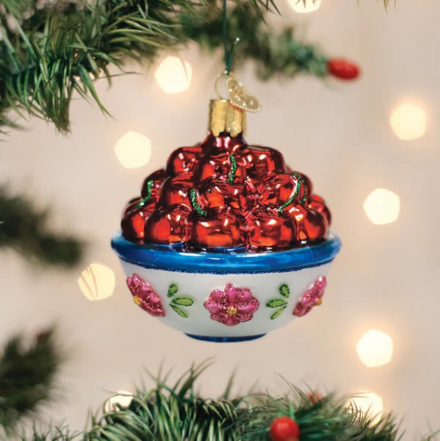 (image for) Bowl of Cherries Ornament