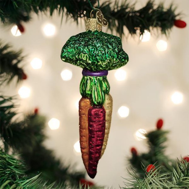 (image for) Rainbow Carrots Ornament