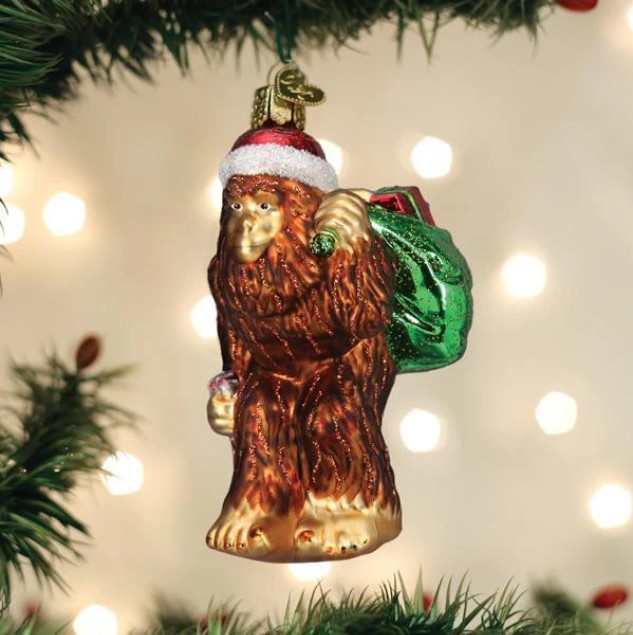 (image for) Santa Sasquatch Ornament