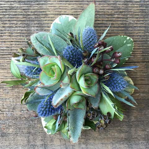 (image for) Succulent Corsage