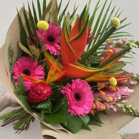 (image for) Wrapped Tropical Bouquet