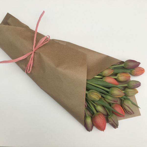 Wrapped Tulip Bouquet Wrapped Tulip Bouquet