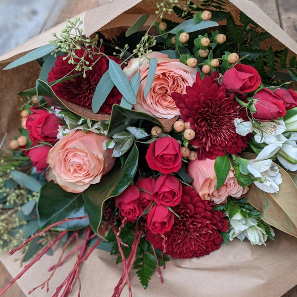 Seasonal Wrapped Bouquet Seasonal Wrapped Bouquet