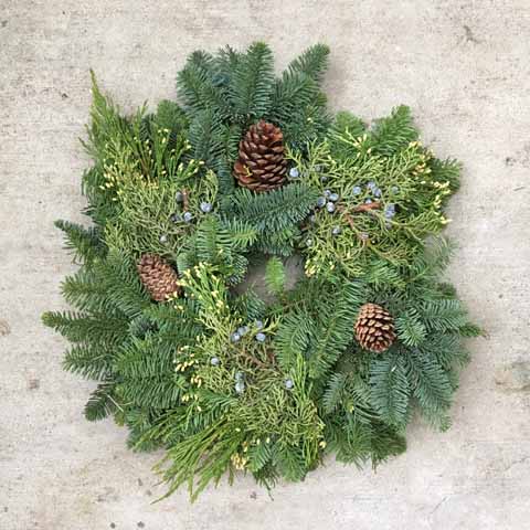 18" Small NW Evergreen Wreath 18" Small NW Evergreen Wreath